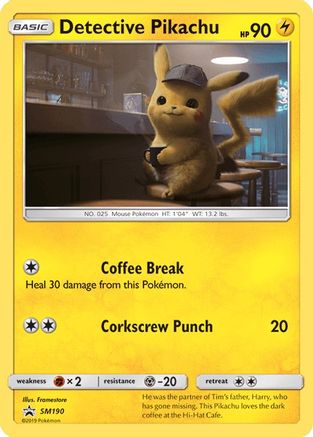 Detective Pikachu - SM190 (SM190) [SM Promos] Holofoil - Deck Out Gaming