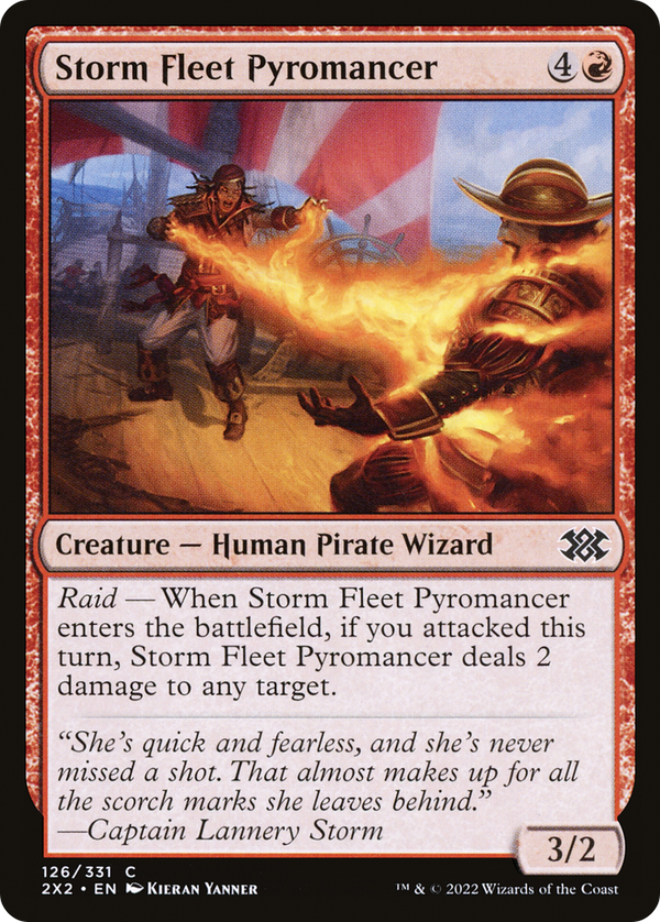 Storm Fleet Pyromancer (126) [Double Masters 2022] foil - Deck Out Gaming