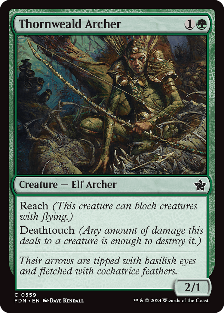 Thornweald Archer (559) [Foundations] - Deck Out Gaming