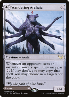 Wandering Archaic (6) [Strixhaven: School of Mages] foil - Deck Out Gaming