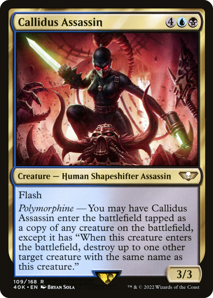 Callidus Assassin (109) [Universes Beyond: Warhammer 40,000] - Deck Out Gaming
