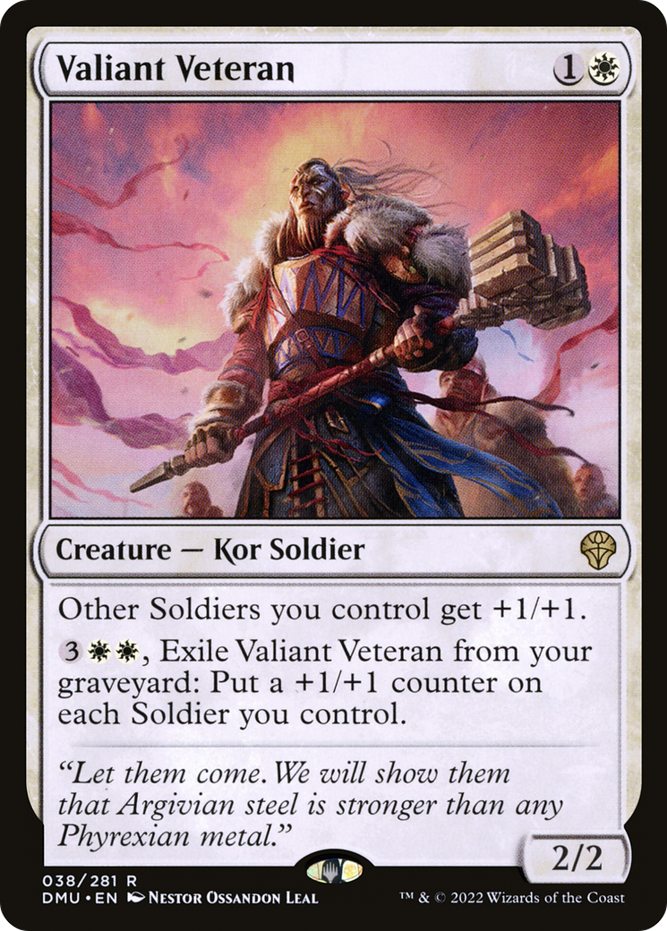 Valiant Veteran (38) [Dominaria United] - Deck Out Gaming