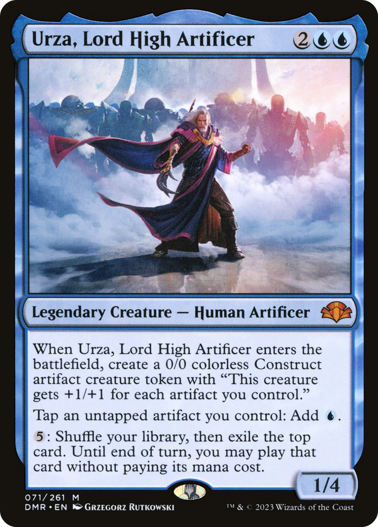 Urza, Lord High Artificer (71) [Dominaria Remastered] - Deck Out Gaming