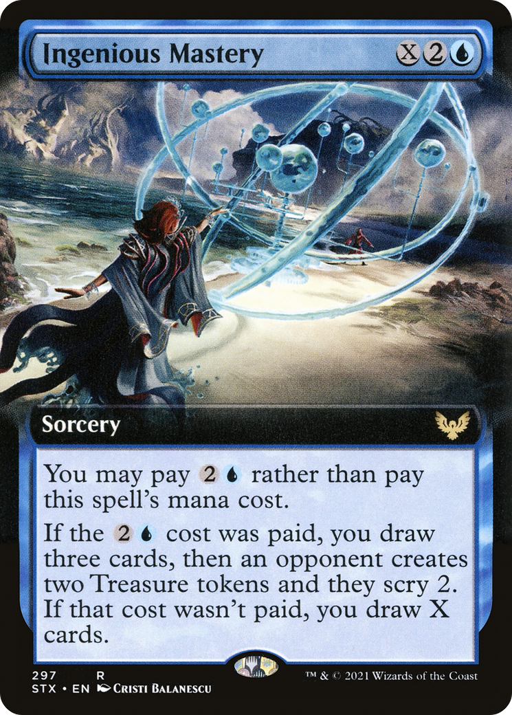 Ingenious Mastery (Extended Art) (297) [Strixhaven: School of Mages] - Deck Out Gaming