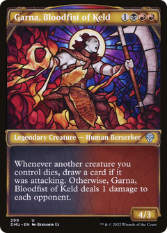 Garna, Bloodfist of Keld (Showcase) (299) [Dominaria United] foil - Deck Out Gaming