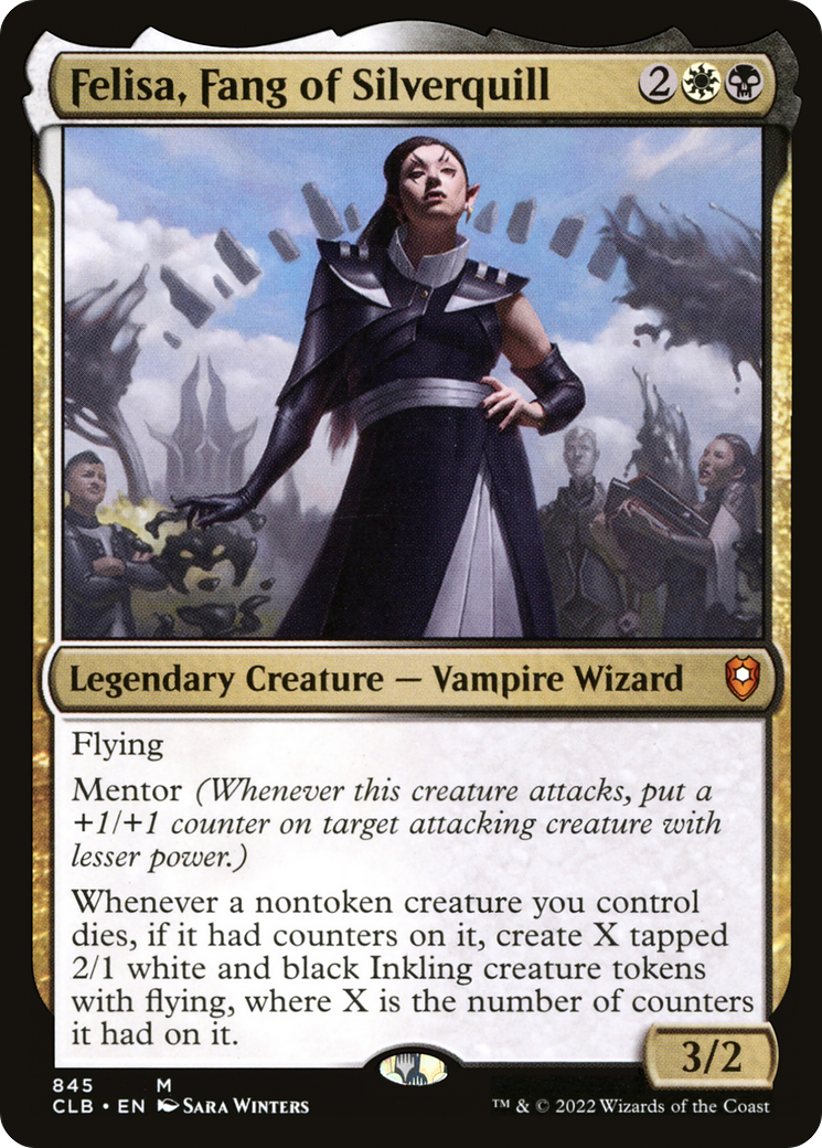Felisa, Fang of Silverquill (845) [Commander Legends: Battle for Baldur's Gate] - Deck Out Gaming