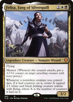 Felisa, Fang of Silverquill (845) [Commander Legends: Battle for Baldur's Gate] - Deck Out Gaming