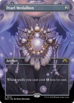 Pearl Medallion (Borderless) (347) [Modern Horizons 3] foil - Deck Out Gaming