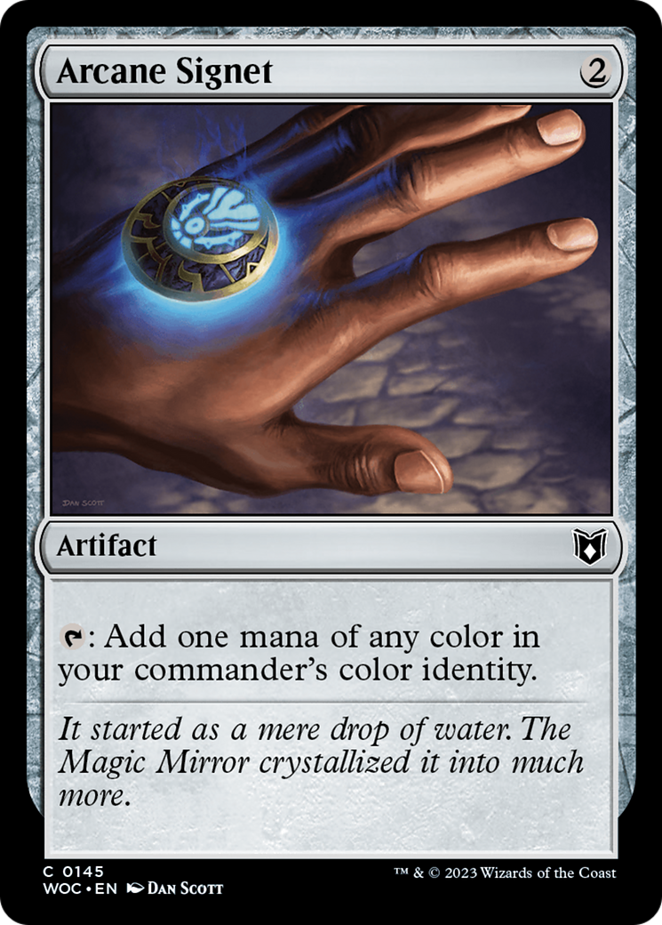Arcane Signet (145) [Wilds of Eldraine Commander] - Deck Out Gaming