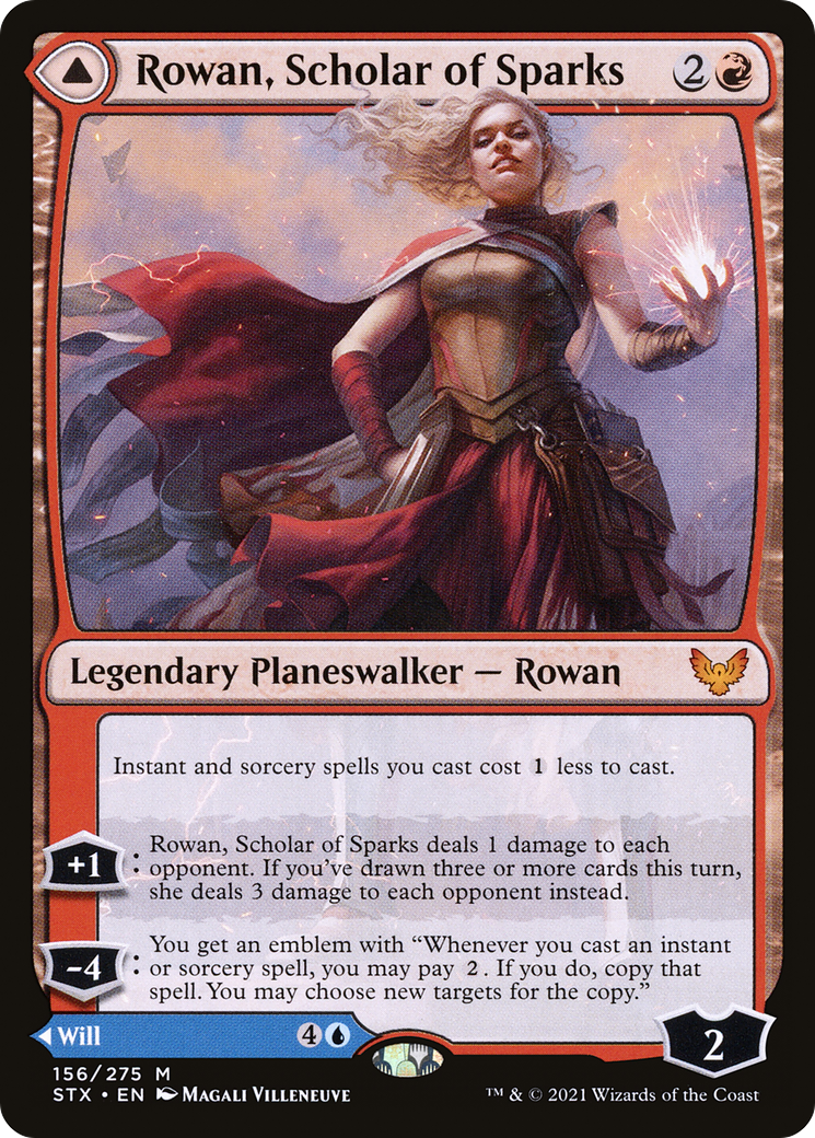Rowan, Scholar of Sparks (156) [Strixhaven: School of Mages] foil - Deck Out Gaming