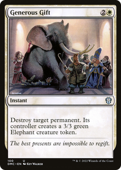 Generous Gift (100) [Dominaria United Commander] - Deck Out Gaming
