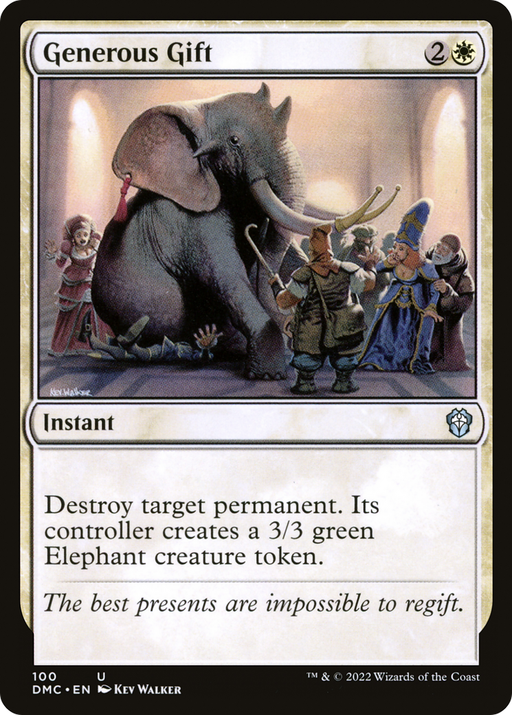 Generous Gift (100) [Dominaria United Commander] - Deck Out Gaming
