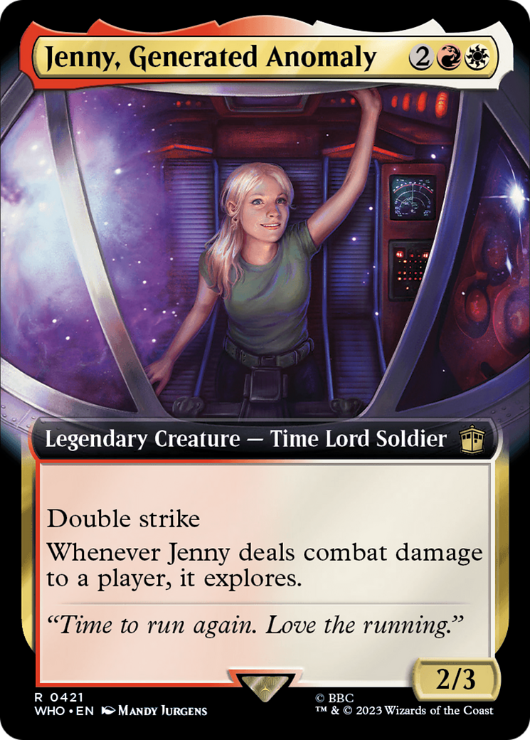 Jenny, Generated Anomaly (Extended Art) (421) [Doctor Who] - Deck Out Gaming