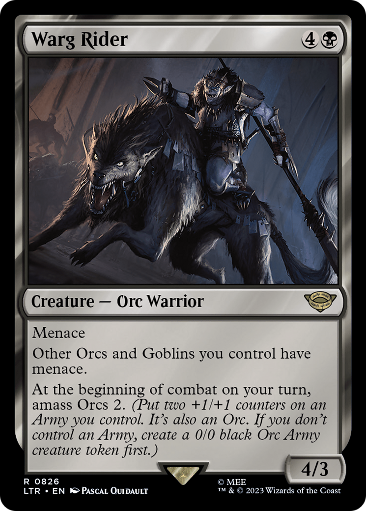 Warg Rider (826) [The Lord of the Rings: Tales of Middle-earth] - Deck Out Gaming
