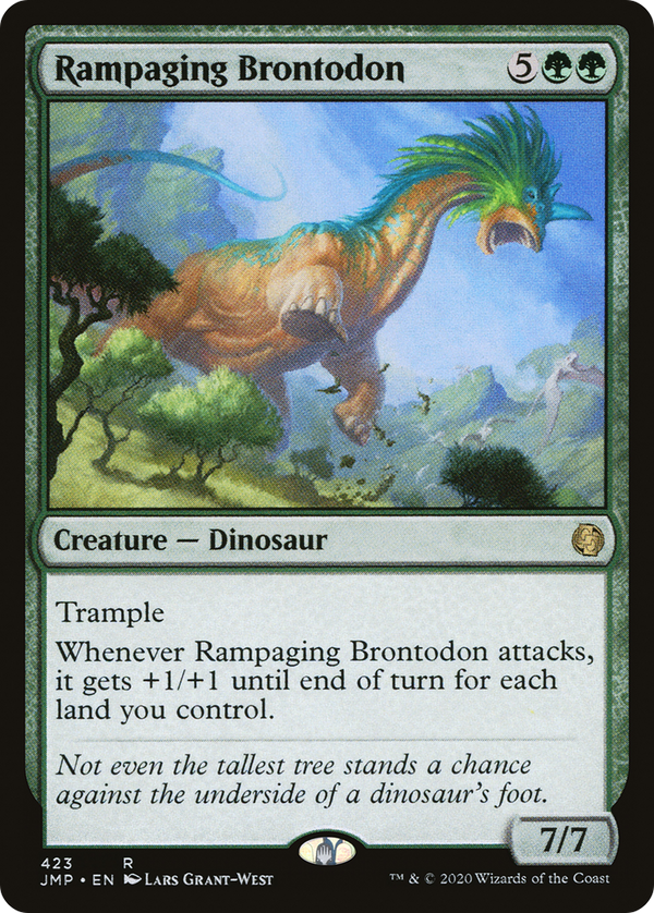 Rampaging Brontodon (423) [Jumpstart] - Deck Out Gaming