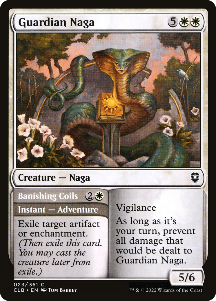 Guardian Naga (23) [Commander Legends: Battle for Baldur's Gate] foil - Deck Out Gaming