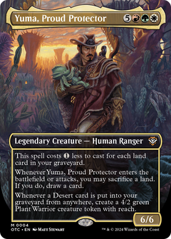 Yuma, Proud Protector (Borderless) (4) [Outlaws of Thunder Junction Commander] - Deck Out Gaming