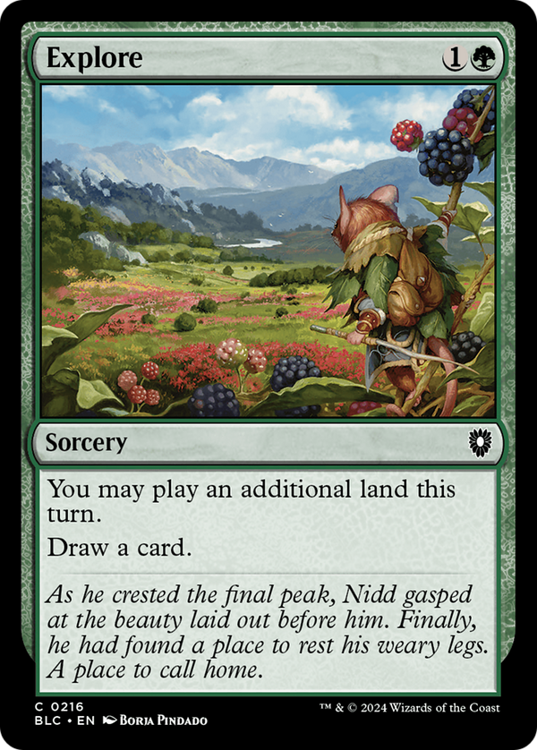 Explore (216) [Bloomburrow Commander] - Deck Out Gaming
