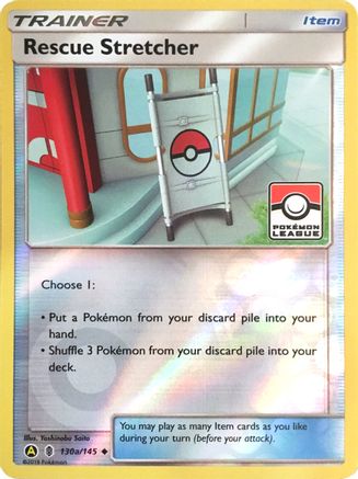 Rescue Stretcher - 130a/145 (Pokemon League) (130a) [League & Championship Cards] Reverse Holofoil - Deck Out Gaming