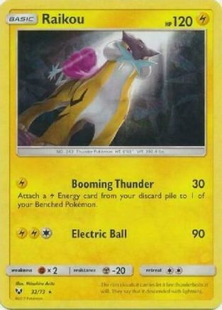 Raikou - 32/73 (Let's Play, Pikachu!) (Cracked Ice Holo) (32) [Deck Exclusives] Holofoil - Deck Out Gaming