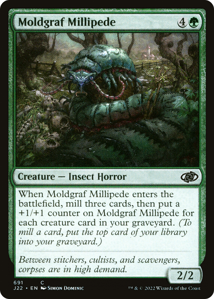 Moldgraf Millipede (691) [Jumpstart 2022] - Deck Out Gaming