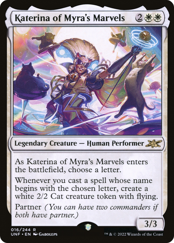 Katerina of Myra's Marvels (16) [Unfinity] - Deck Out Gaming