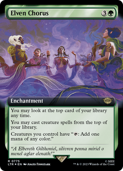 Elven Chorus (775) [The Lord of the Rings: Tales of Middle-earth] foil - Deck Out Gaming