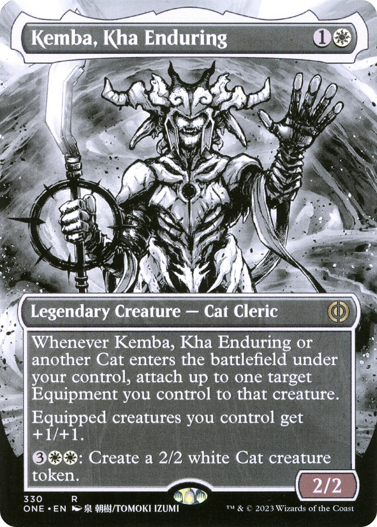 Kemba, Kha Enduring (Borderless) (330) [Phyrexia: All Will Be One] foil - Deck Out Gaming