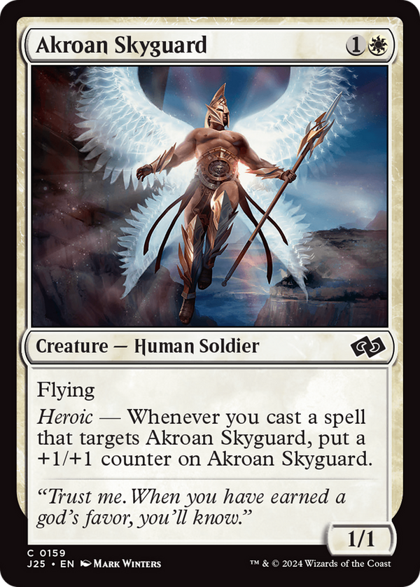 Akroan Skyguard (159) [Foundations Jumpstart] - Deck Out Gaming