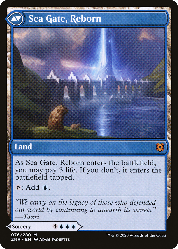 Sea Gate Restoration (76) [Zendikar Rising] foil - Deck Out Gaming