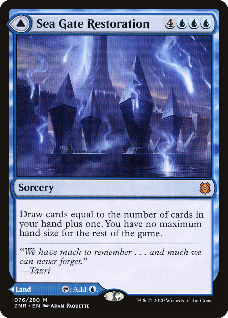 Sea Gate Restoration (76) [Zendikar Rising] foil - Deck Out Gaming