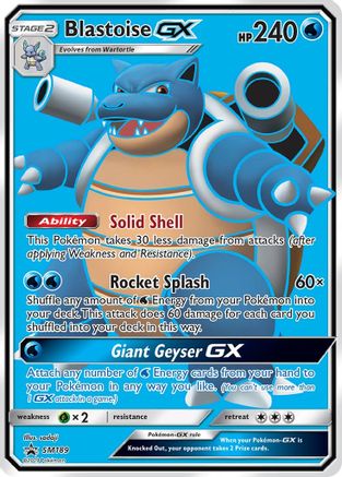 Blastoise GX - SM189 (SM189) [SM Promos] Holofoil - Deck Out Gaming