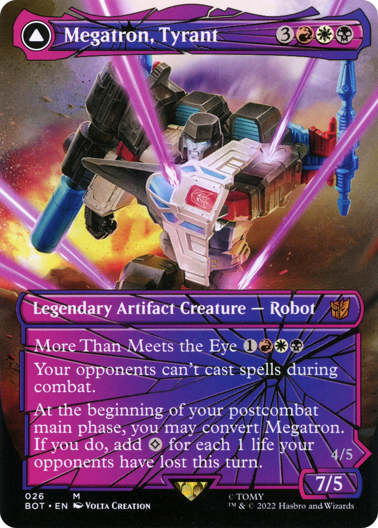 Megatron, Tyrant (Shattered Glass) (26) [Transformers] - Deck Out Gaming