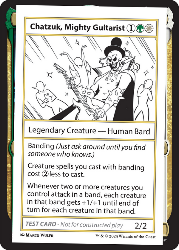 Chatzuk, Mighty Guitarist () [Mystery Booster 2] - Deck Out Gaming