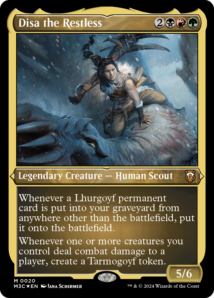 Disa the Restless (20) [Modern Horizons 3 Commander] etched - Deck Out Gaming