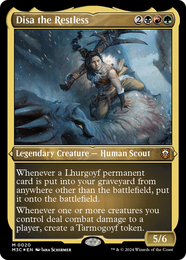 Disa the Restless (20) [Modern Horizons 3 Commander] etched - Deck Out Gaming