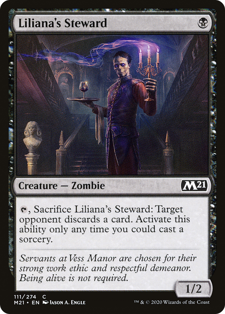 Liliana's Steward (111) [Core Set 2021] foil - Deck Out Gaming