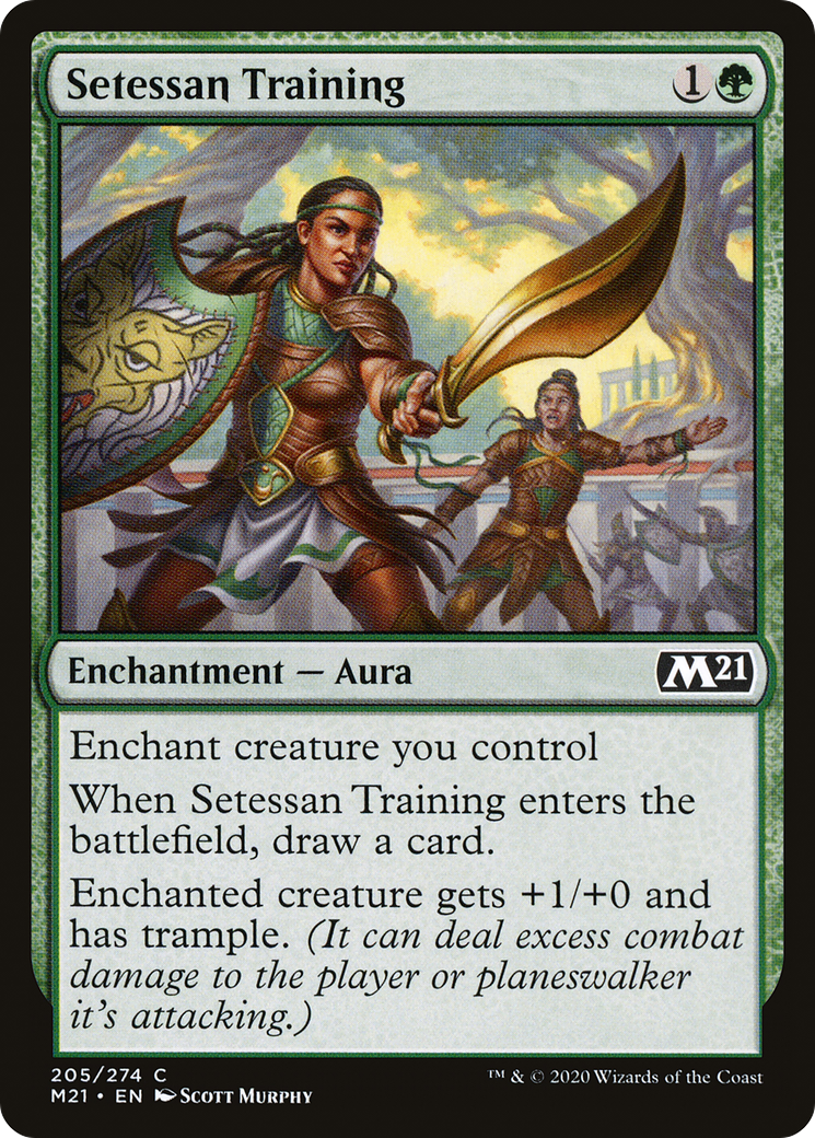 Setessan Training (205) [Core Set 2021] foil - Deck Out Gaming