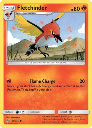 Fletchinder (31) [SM - Unified Minds] Reverse Holofoil - Deck Out Gaming