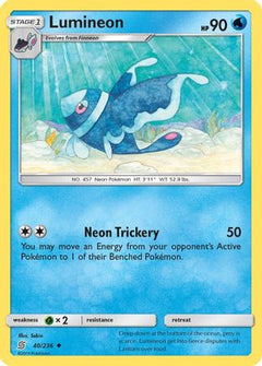 Lumineon (40) [SM - Unified Minds] Reverse Holofoil - Deck Out Gaming