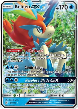 Keldeo GX (47) [SM - Unified Minds] Holofoil - Deck Out Gaming
