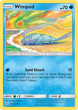 Wimpod (50) [SM - Unified Minds] Reverse Holofoil - Deck Out Gaming