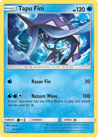Tapu Fini (53) [SM - Unified Minds] - Deck Out Gaming