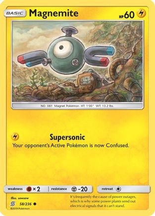 Magnemite (58) [SM - Unified Minds] Reverse Holofoil - Deck Out Gaming