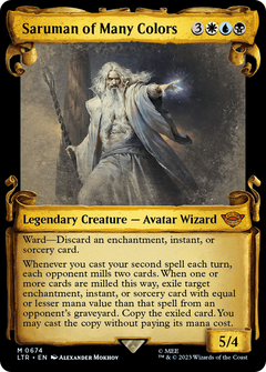 Saruman of Many Colors (Showcase Scrolls) (674) [The Lord of the Rings: Tales of Middle-earth] - Deck Out Gaming