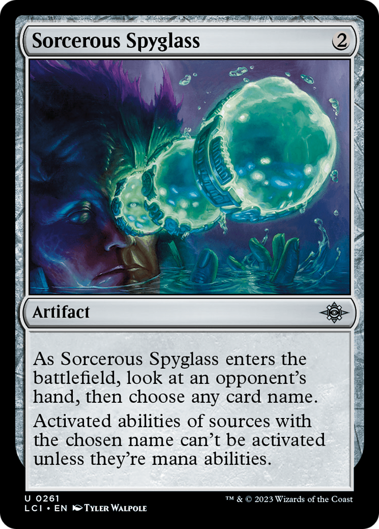 Sorcerous Spyglass (261) [The Lost Caverns of Ixalan] - Deck Out Gaming