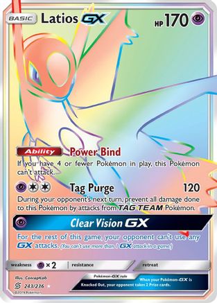 Latios GX (Secret) (243) [SM - Unified Minds] Holofoil - Deck Out Gaming
