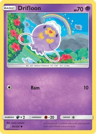 Drifloon (80) [SM - Unified Minds] Reverse Holofoil - Deck Out Gaming
