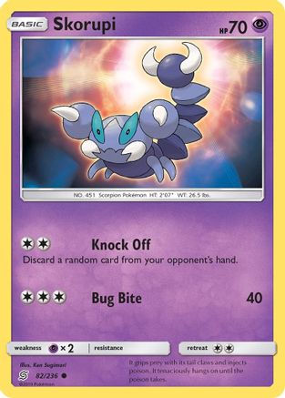 Skorupi (82) [SM - Unified Minds] Reverse Holofoil - Deck Out Gaming
