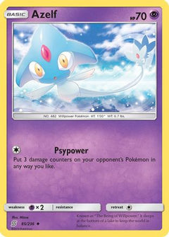 Azelf (85) [SM - Unified Minds] Reverse Holofoil - Deck Out Gaming